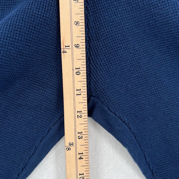 LUNYA Pants Womens Medium Blue Cozy Cotton Silk Jogger Deep Blue Waffle NWOT - Picture 15 of 16